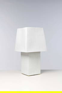 Pucci de Rossi (1947-2013) Table lamp - 'Cartona' model: Pucci de Rossi (1947-2013)Table lamp - 'Cartona' modelPorcelainEdited by MadeManufacture de Porcelaine Arquié, LimogesModel created circa 2010H 52 × L 27 × W 27 cmBibliography: J-L. Gai