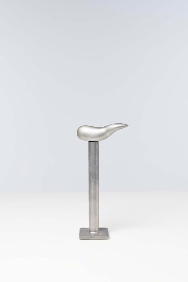 Philippe Starck Collection (born 1949) Smoki Christiani: Philippe Starck Collection (born 1949)Smoki ChristianiCorkscrewPolished aluminiumModel created in 1986Publisher OWO, FranceSignedH 27 x W 13 cmOne copy in the Centre Pompidou, inventory no. AM 2005-1-