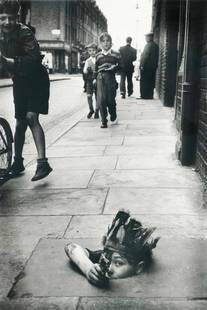 Thurston Hopkins (1913-2014) East end of London, 1954 Silver print (1999) Signed, titled, dated and: Thurston Hopkins (1913-2014)East end of London, 1954Silver print (1999)Signed, titled, dated and annotated in pencil on the back with stamp: "Photograph - by - Thurston Hopkins"Image: 34×23cm/She