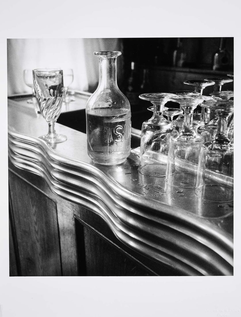Marcel Bovis (1904-1997) L'heure de l'apéritif, 1934 Silver print (printed by Marc Bruhat, c: Marcel Bovis (1904-1997)L'heure de l'apéritif, 1934Silver print (printed by Marc Bruhat, c. 1980)Signed, titled, dated, annotated "Tirage: Sillages-Marc Bruhat" on a stamp "AFDDP" on the backEmbo