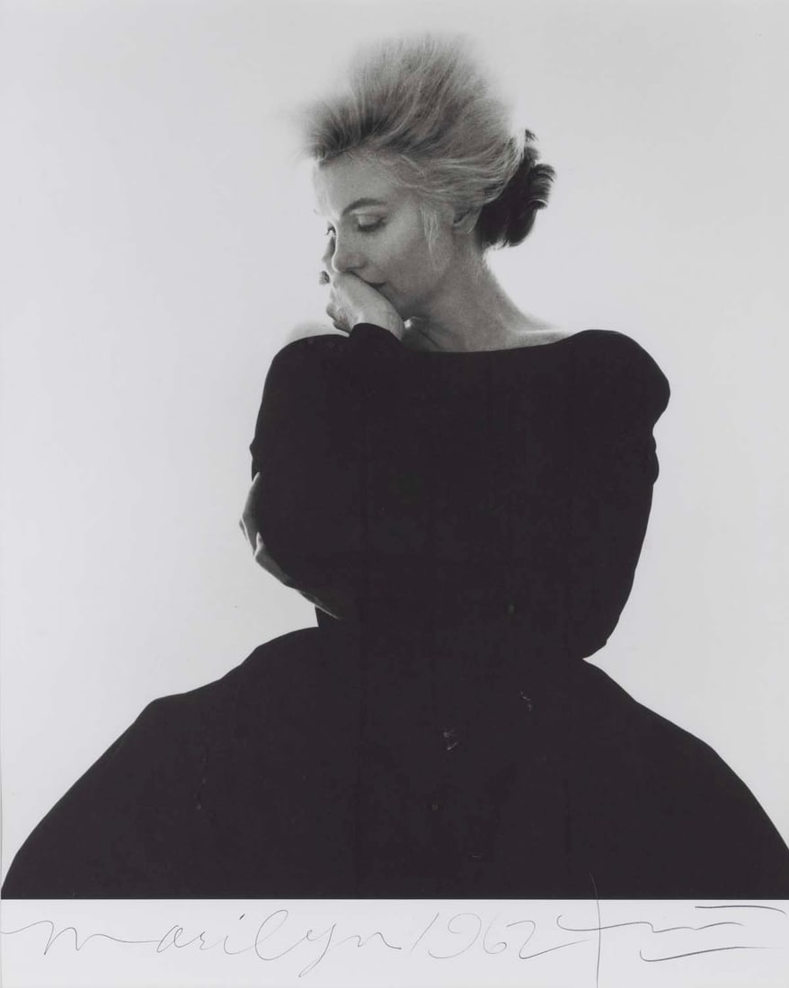 Bert Stern (1929-2013) Marylin, 1962 Pigment print (2006) Signed, dated and annotated in pencil in: Bert Stern (1929-2013)Marylin, 1962Pigment print (2006)Signed, dated and annotated in pencil in the margin on the bottomSignature, print date and copyright label from the studio on the backImage: 57,5