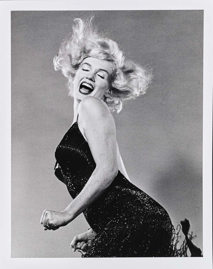 Philippe Halsman (1906-1979) Marilyn Jumping, 1959 Silver print (from Halsman/Marilyn: Portfolio of: Philippe Halsman (1906-1979)Marilyn Jumping, 1959Silver print (from Halsman/Marilyn: Portfolio of Ten Photographs of Marilyn Monroe, New York, The Neikrug Press, 1981), numbered (edition of 250) with