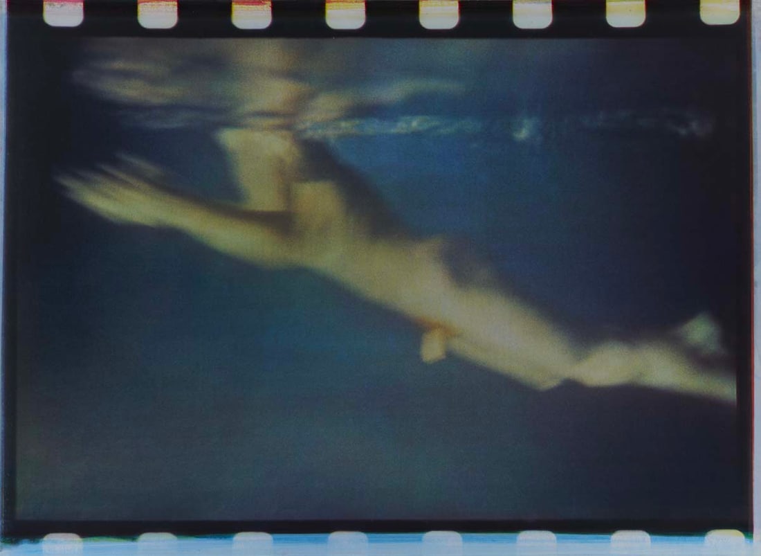 Dolorès Marat (born 1944) Le nageur nu, Yvelines Fresson print Signed and numbered (edition of (1 of 1)