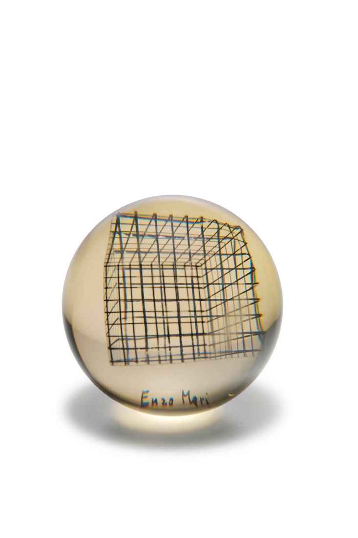 Enzo Mari (1932-2020) Grande sphère G ‘Dynamic formation of a reticulated sphere’ (1 of 1)