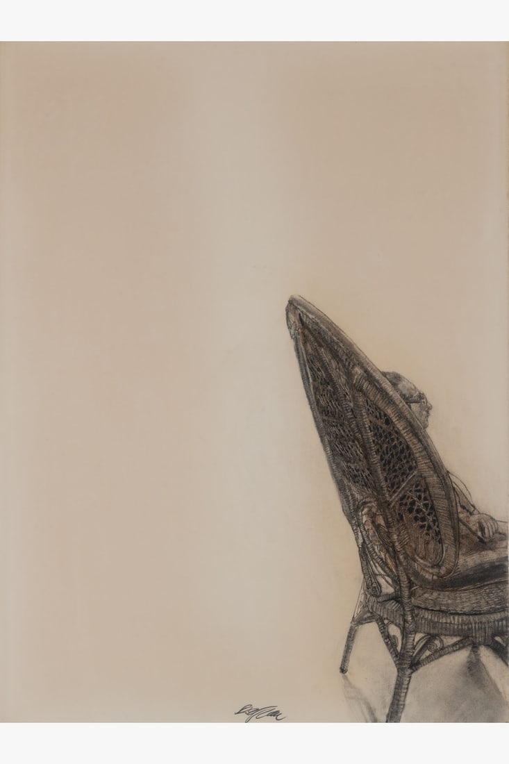 Sam Szafran (1934-2019) Untitled, circa 1976-1977 Charcoal on paper Signed on the bottom center: Sam Szafran (1934-2019)Untitled, circa 1976-1977Charcoal on paperSigned on the bottom center78×58cmProvenance:- Galerie Claude Bernard, Paris- Private collection, ParisNote: This work belongs to