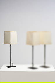Christian Liaigre (1943-2020) 'Acier II' table lamp (1 of 1)