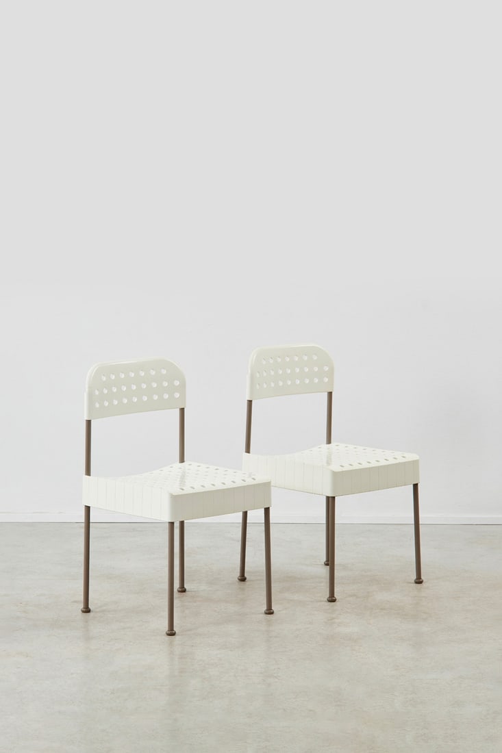 Enzo Mari (1932-2020) Pair of 'Box' chairs (1 of 2)