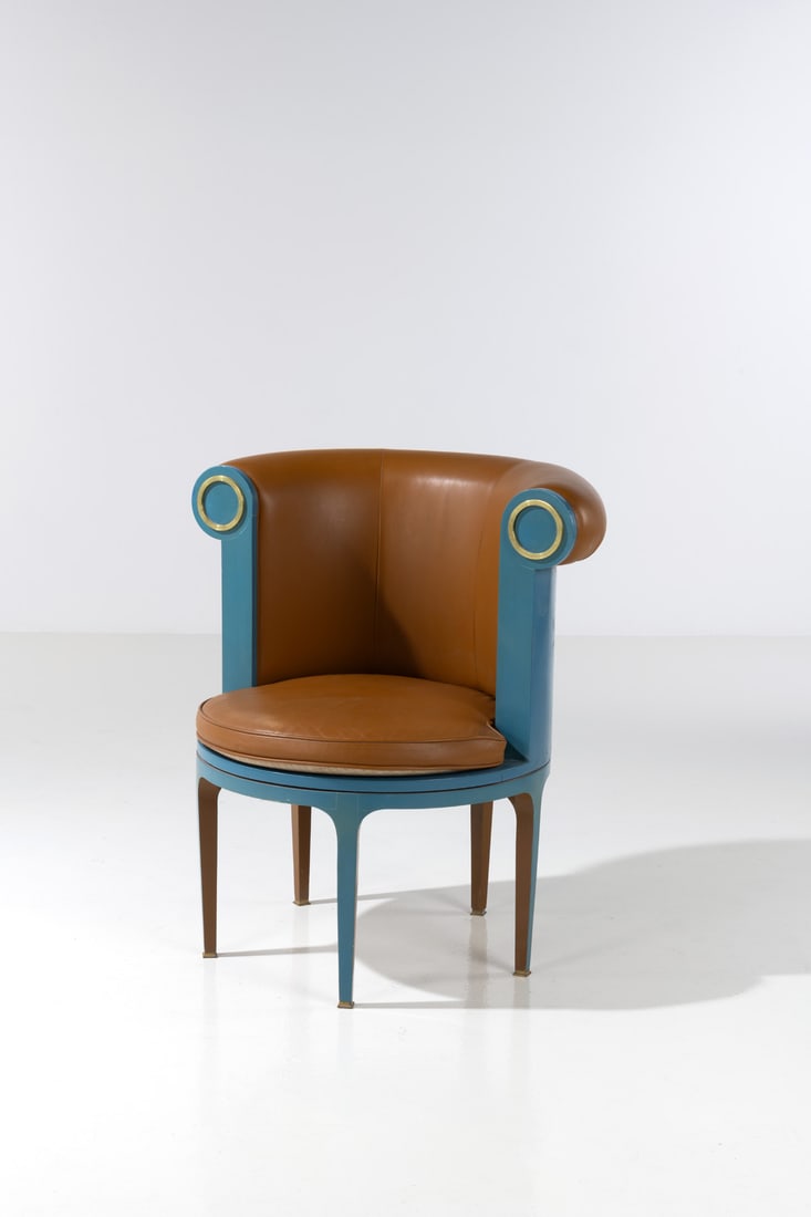 Bruno de Caumont (20th-21st century) Swivel armchair 'BC103 - Spinning' (1 of 2)