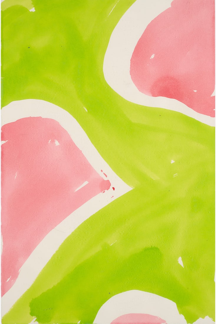 Claude Viallat (born 1936) Untitled: Claude Viallat (born 1936)UntitledWatercolor on paper50 x 32 cmProvenance: Private collection, Paris