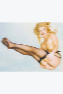 Thomas Ruff (born 1958) Nudes em08: planche n°2, 2001 Iris print Numbered: "41/50" on a label: Thomas Ruff (born 1958)Nudes em08: planche n°2, 2001Iris printNumbered: "41/50" on a label on the backEdition of 50 25 x 38,5 cm (image)73 x 58,5 (sheet)Provenance: Private collection, Paris