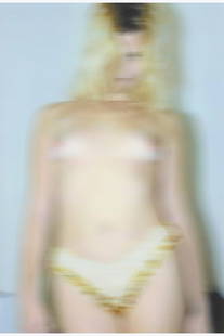 Thomas Ruff (born 1958) Nudes yv16, 2001 Iris print Numbered: "41/50" on a label on the back Edition: Thomas Ruff (born 1958)Nudes yv16, 2001Iris printNumbered: "41/50" on a label on the backEdition of 50 36 x 24 cm (image)73 x 58,5 (sheet)Provenance: Private collection, Paris