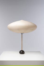 Isamu Noguchi (1904-1988) Table lamp - Model BB2-21A ‘Akari’ series Washi paper, bamboo, (1 of 1)