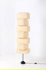 Isamu Noguchi (1904-1988) Floor lamp - Model 36N-ST2 ‘Akari’ series Washi paper, bamboo, (1 of 1)
