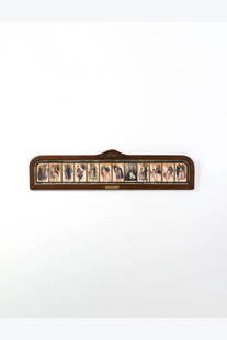 Edward Kienholz (1927-1994) The Mariage icon, 1972 Resin, watercolour, collage of prints and lace on: Edward Kienholz (1927-1994)The Mariage icon, 1972Resin, watercolour, collage of prints and laceon panel in a wooden frameSigned, dated, titled and numbered on a plate lower centre: "#39Edition of 75Pu