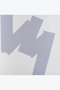 ƒ Vera Molnár (1924-2023) Signature from 5 rectangles, 2004 Acrylic and pencil on canvas: ƒ Vera Molnár (1924-2023)Signature from 5 rectangles, 2004Acrylic and pencil on canvasDouble-signed, dated and titled on the back100 × 100 cmProvenance :- Galerie Cour Carrée, Pari