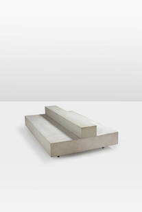 Maarten Van Severen (1956-2005) Bench Model 'BB97' - Prototype: Maarten Van Severen (1956-2005)Bench Model 'BB97' - PrototypeLatex-filled foamVersion with fixed backrestModel created in 1997 in the designer's studio.H 55.5 × W 200 × D 123.5 cmProvenance: