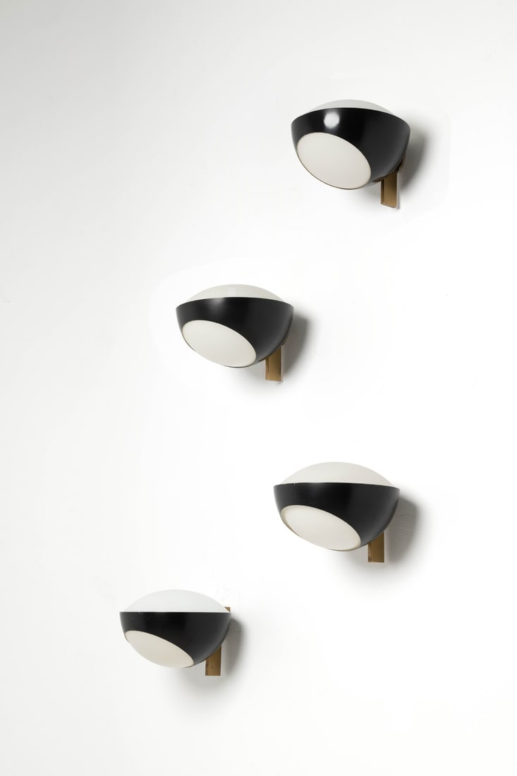 Max Ingrand (1908-1969) Set of four sconces - Model N°1963/1 (1 of 1)