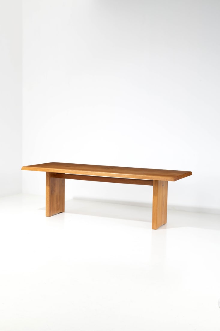 Pierre Chapo (1927-1987) Table, 'T14D': Pierre Chapo (1927-1987)Table, 'T14D'Elm woodEdited by Meuble ChapoModel created circa 1965H 73×L 226×W 86cmBibliography: H. Magen and al., 'Pierre Chapo, unartisan moderne', Magen H Gallery, 2017,