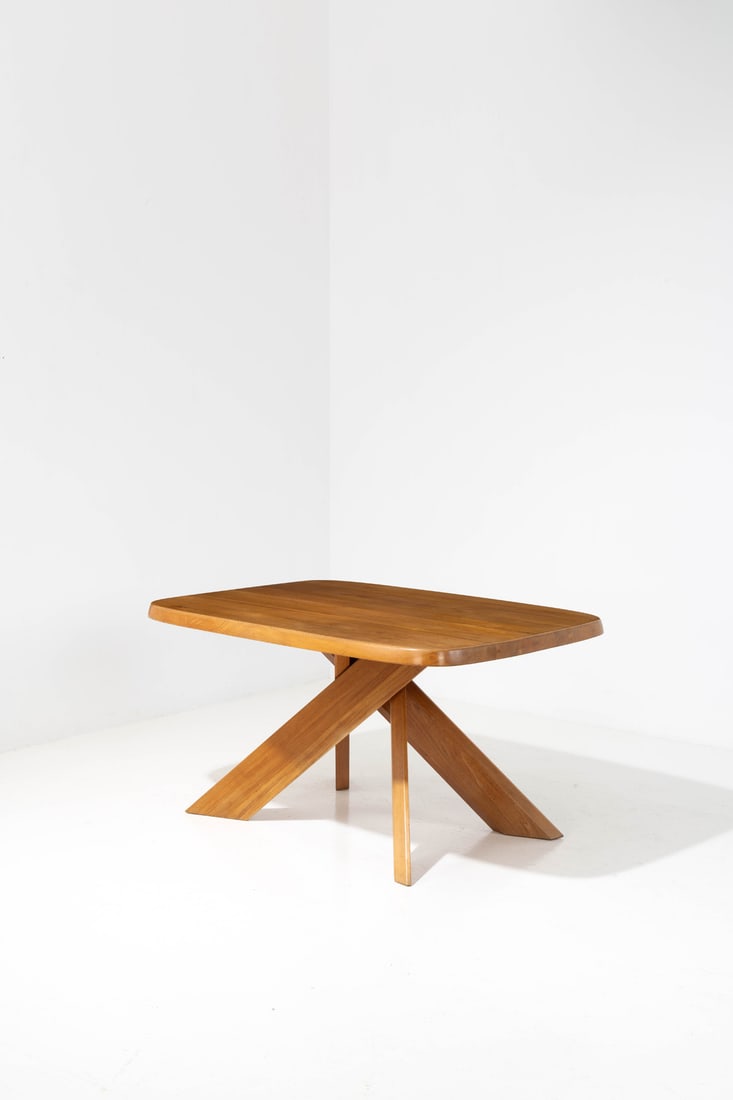 Pierre Chapo (1927-1987) Table, 'T35B' Elm wood Edited by Meuble Chapo Model created in the 1960s H: Pierre Chapo (1927-1987)Table, 'T35B'Elm woodEdited by Meuble ChapoModel created in the 1960sH 73 ×L 140 ×W 100cmBibliography: H. Magen and al., 'Pierre Chapo, unartisan moderne', Magen H Gallery, 2