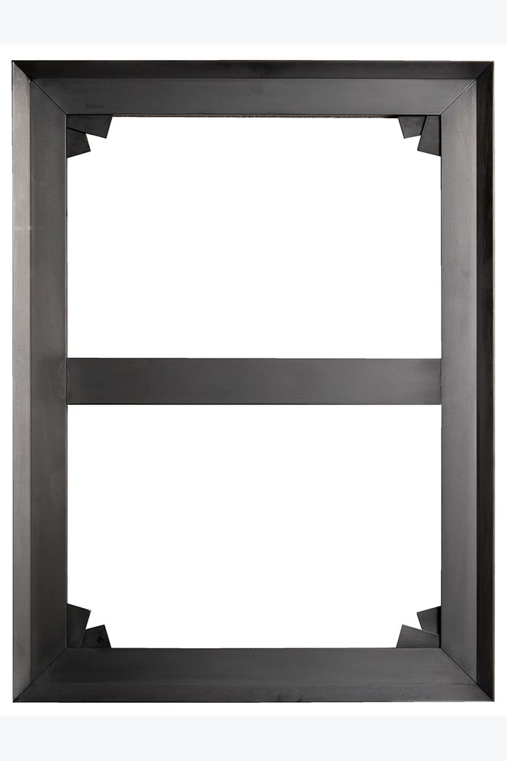 Adam McEwen (born 1965) Untitled Graphite metal frame Unique piece 61 ×46×2: Adam McEwen (born 1965)UntitledGraphite frameEdition of 361 ×46×2.5cm