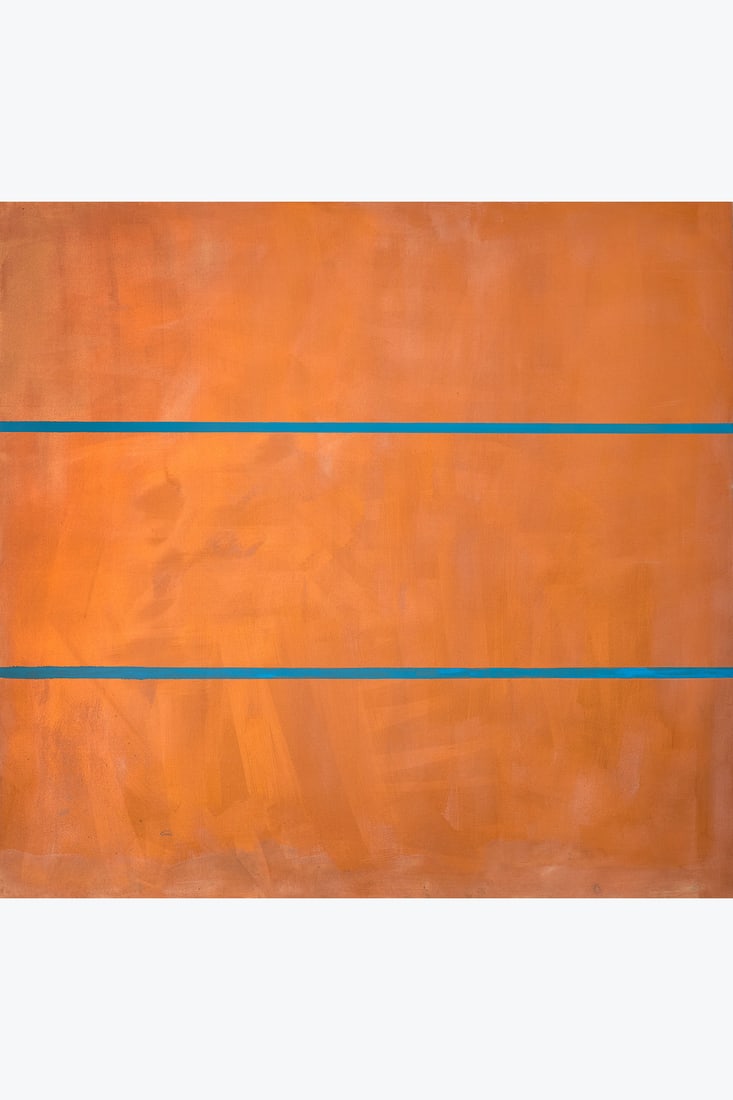 Olivier Mosset (born 1944) Untitled, 1986 Acrylic and colored oil pastels on canvas Signed and dated: Olivier Mosset (born 1944)Untitled, 1986Acrylic and colored oil pastels on canvasSigned and dated on the back on the stretcher200×210cmProvenance:- Christie's sale, London, October 7, 2017, lot 2