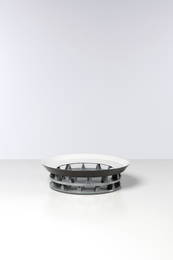 Alessio Sarri (born 1957)  Petra, Mud Stars collection Dish in enameled ceramic Signed on the back