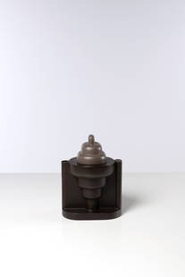 Ettore Sotsass (1917-2007) Cardamon Indian Memories collection Coffee pot-object in glazed ceramic: Ettore Sotsass (1917-2007)Cardamon Indian Memories collectionCoffee pot-object in glazed ceramicBears the Sarri studio and designer’sstamps on the backEdition of 100 + 10 H.C. proofsModel