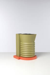 Ettore Sotsass (1917-2007) Persepoli Antiche Ceramiche collection Sculpture-vase in ceramic Edition: Ettore Sotsass (1917-2007)PersepoliAntiche Ceramiche collectionSculpture-vase in ceramicEdition of 24 + 2 H.C. proofsModel created in 1989H 43 × 42 _ 25 cmBibliography:- F. Ferrarri,