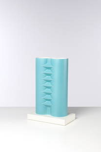 Ettore Sotsass (1917-2007) Isfahan Antiche Ceramiche collection Totem-vase in ceramic Bears the: Ettore Sotsass (1917-2007)Isfahan Antiche Ceramiche collectionTotem-vase in ceramicBears the Sarri studio and designer’s stamps on the backEdition of 24 + 2 H.C. proofsModel created in