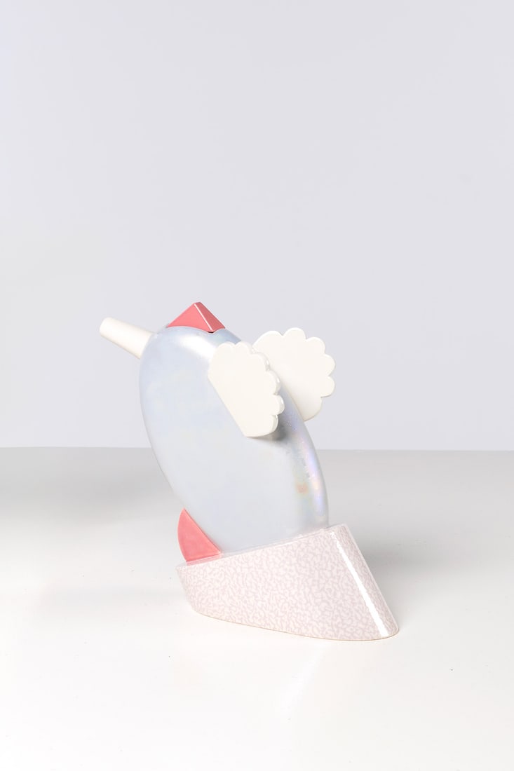 Matteo Thun (born 1952) Passerina Noctua, Rara Avis collection Teapot in partially enameled ceramic (1 of 2)