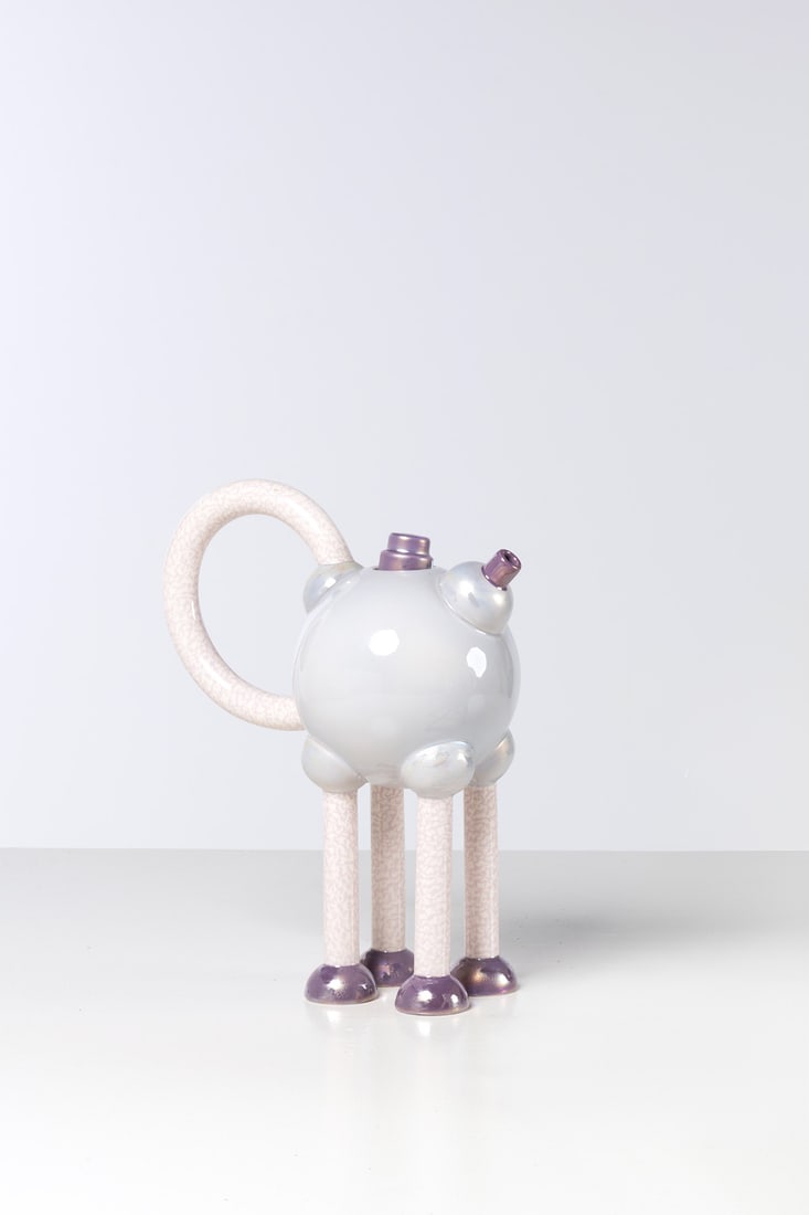 Matteo Thun (born 1952) Columbina Superba, Rara Avis collection Teapot in glazed ceramic Annotated (1 of 2)