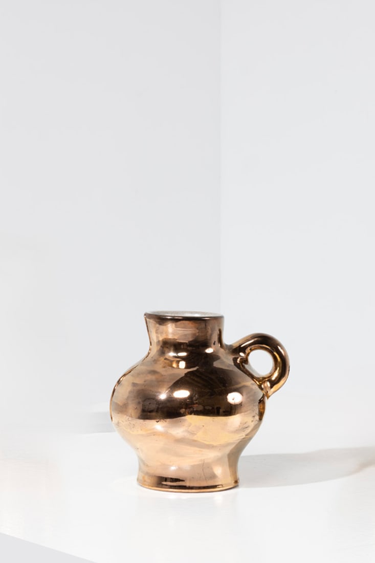 ΦΦ Denise Gatard (1921-1992) Pitcher: Denise Gatard (1921-1992)PitcherGlazed ceramicMonogrammed 'DG' on the reverseModel created circa 1955-1960H 18 × W 16 × D19cm