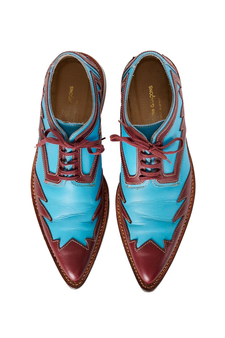 Rei Kawakubo (born 1942) & Comme des Garçons Pair of shoes Size 23: Rei Kawakubo (born 1942) & Comme des Garçons Pair of shoesSize 23.5 (JP) / 38 (EU)Leather'Transformed Glamour' collection,autumn-winter 1999