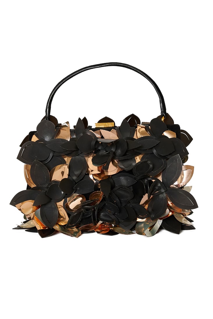 Marni Large embroidered leather flower tote bag (1 of 2)