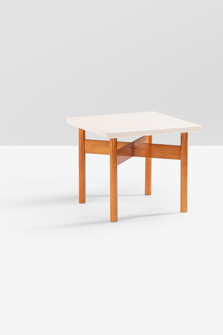 xx Ilmari Tapiovaara (1914-1999) Coffee table: xx Ilmari Tapiovaara (1914-1999)Coffee tableBirch and painted woodEdited by AskoModel created circa 1960H 56×L 65×W 65cm