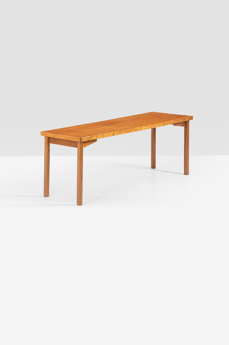 xx Aino Aalto (1894-1949) Table: xx Aino Aalto (1894-1949)TableBirchEdited by Edited by Oy Huonekalu-ja Rakennustyötehdas Model created circa 1945H 65×L 181 ×W 55cm