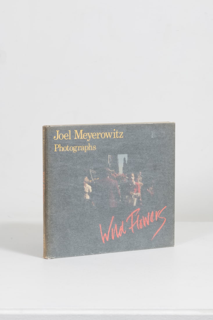 Joel Meyerowitz (1938) Wild flowers: Joel Meyerowitz (1938)Wild flowers.New York Graphic Society Books - Little, Brown and Company, Boston, 1983.In-4 oblong (22.5 × 25.5 cm).First edition, signed and dedicated by Joel Meyerowitz in