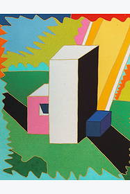 xx Ettore Sottsass (1917-2007) Spring Day Cotton tapestry on frame Arte Tessile workshop by Elio: xx Ettore Sottsass (1917-2007)Spring DayCotton tapestry on frameArte Tessile workshop by Elio Palmisano, Milan Model created in 1989125× 100cmNote: Edition of approximately 3 copies