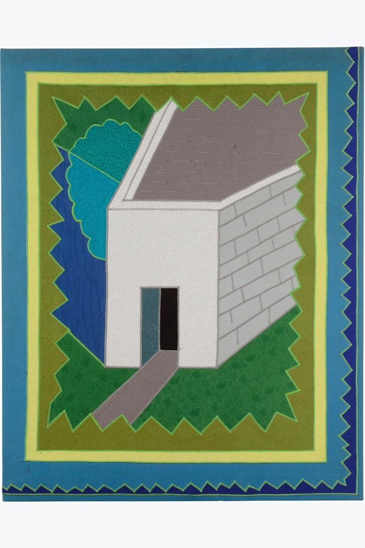 xx Ettore Sottsass (1917-2007) Winter day Cotton tapestry on frame Arte Tessile di Elio Palmisano (1 of 1)