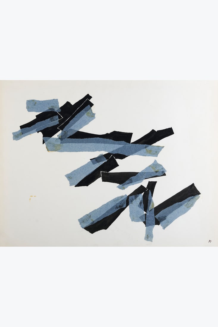 xx Alicia Penalba (1913-1982) Untitled, 1979: xx Alicia Penalba (1913-1982)Untitled, 1979Indian ink, pencil, and collage of colored tissue paper on paperSigned twice lower right50 x 65 cmProvenance : Private collection, ParisThis work is register