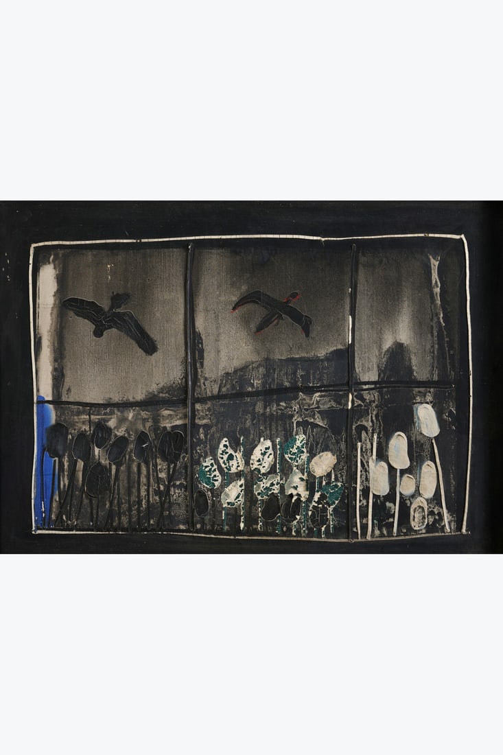 xx Yannis Gaitis (1923-1984) Untitled, 1960: xx Yannis Gaitis (1923-1984)Untitled, 1960Oil on canvasSigned and dated on the back of the stretcher65 x 91 cmProvenance : Private collection, Paris