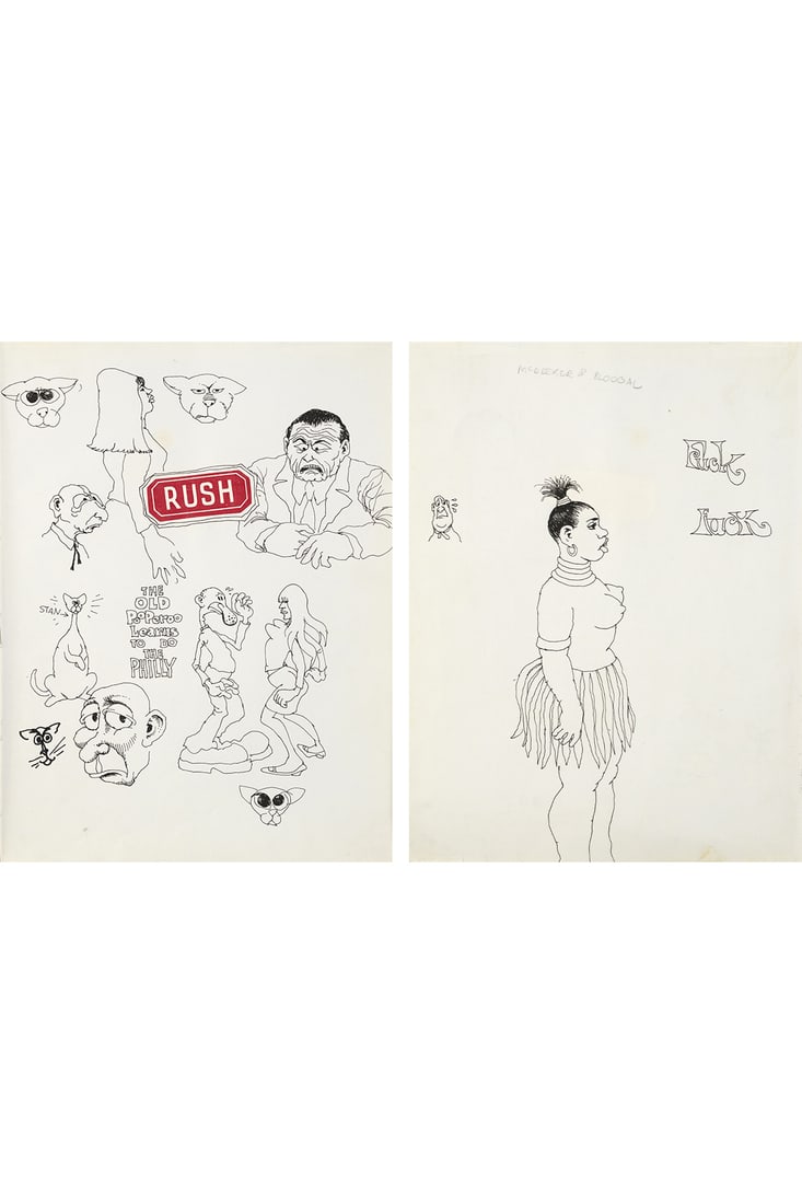 Robert Crumb (born 1943) Double-sided work (1 of 3)