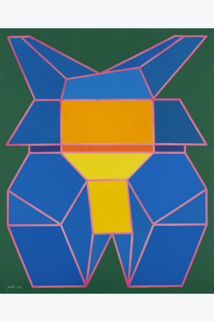 Achille Perilli (1927-2021) La lunga marcia verso il sole, 2012: Achille Perilli (1927-2021)La lunga marcia verso il sole, 2012 Mixed media on canvasSigned and dated lower leftCounter-signed, dated, and titled on the reverse 100 x 81 cmProvenance: Il Cigno Arte, Ro