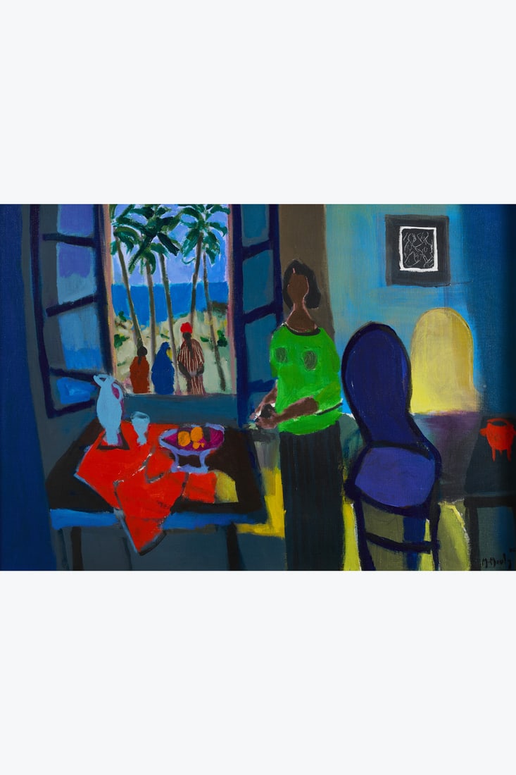 Marcel Mouly (1918-2008) Le corsage vert (The Green Blouse), Gentilly, December 31, 2000 (1 of 1)