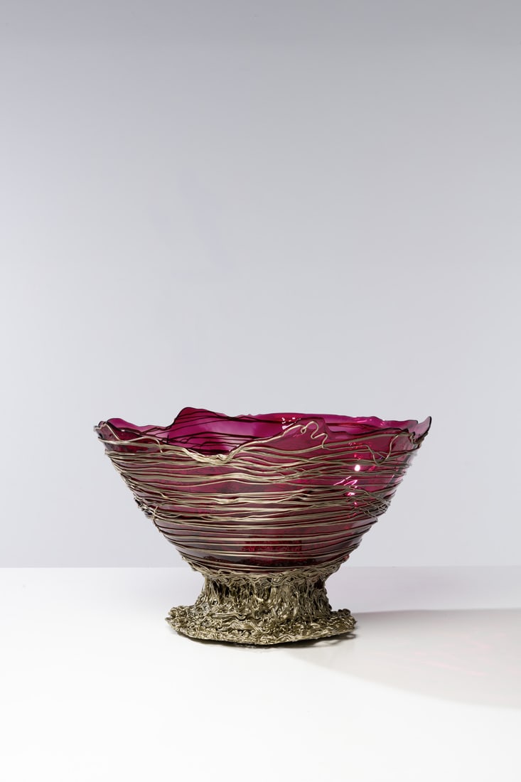 Gaetano Pesce (1939-2024) Cup - ‘Ogiva Basket’ Model Fish Design Collection Resin Corsi: Gaetano Pesce (1939-2024)Cup - ‘Ogiva Basket’ ModelFish Design CollectionResinCorsi EditionManufacturer's stamp on the baseModel created in 1996Production date: 2022H 37×Ø 54 cmA