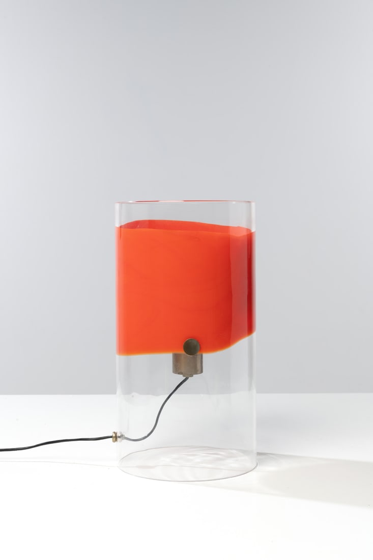 Carlo Nason (born 1935) Table Lamp Stained glass and metal AV Mazzega Edition Designed circa 1970 H: Carlo Nason (born 1935)Table LampStained glass and metalAV Mazzega EditionDesigned circa 1970H 38 × Ø 20 cm