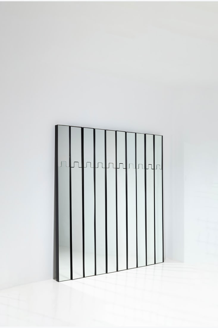 Luciano Bertoncini (born 1939) 10-Panel Mirror - 'Gronda' Model Mirror, ABS, Plexiglas, and (1 of 2)