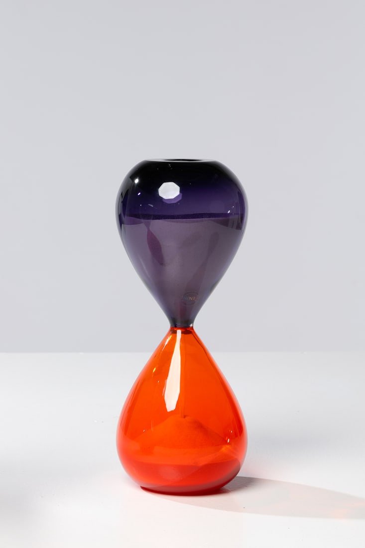 Fulvio Bianconi (1915-1996) and Paolo Venini (1895-1959) Hourglass - ‘Clessidra’ model: Fulvio Bianconi (1915-1996) and Paolo Venini(1895-1959)Hourglass - ‘Clessidra’ modelMurano glassVenini EditionSigned and dated ‘Venini 2019’Publisher labelModel created in 1957