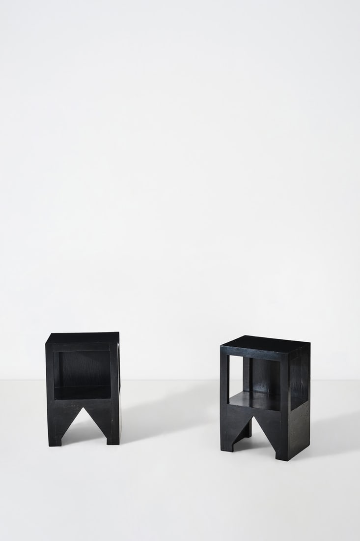 xx Gino Maggioni (1898-1955) & Gaetano Borsani (1886-1955) Pair of bedside tables (1 of 1)