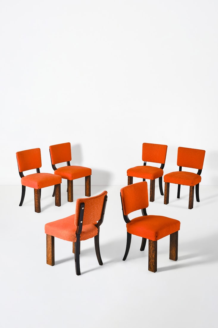 xx Osvaldo Borsani (1911-1985) Set of six chairs - Model 3238 (1 of 2)